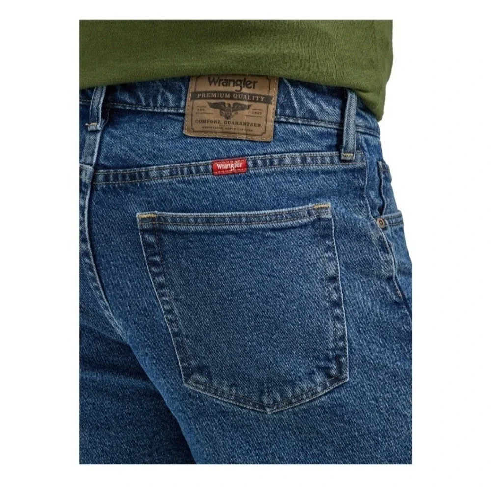Wrangler Denim Shorts Mens 46 Blue 5-Pocket Relaxed Fit‎ 10